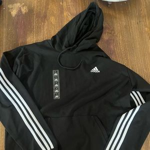 Mens Adidas Hoodie (Classic Stripe) NWT
